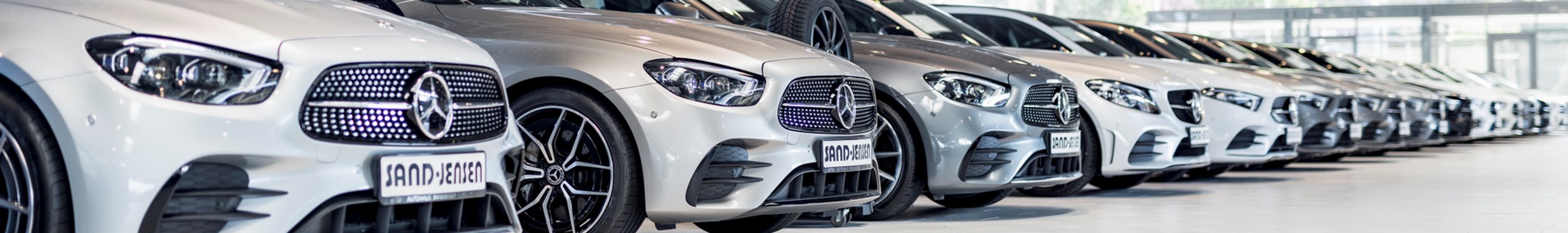Mercedes-Fahrzeuge im Autohaus Sandjensen